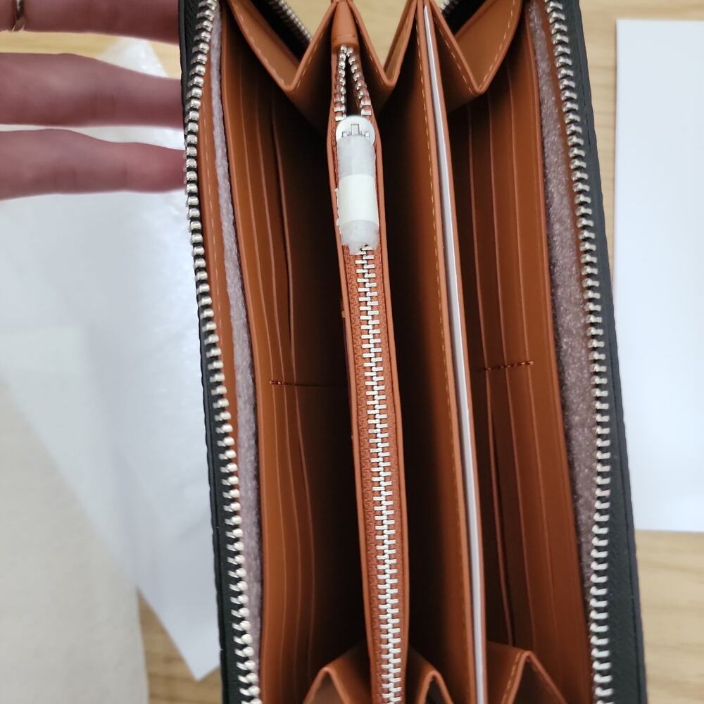 Disney X Coach Accordion Zip Wallet In Regenerative Leather With Mickey NWT - Picture 6 of 6